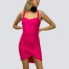 Vestido corsette fucsia