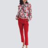 Pantalón de vestir rojo