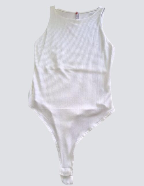 Body blanco camiseta sin manga