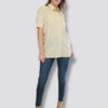 Camisa color nude, over size, botones dorado mate
