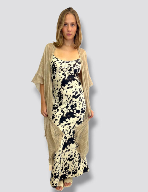 Ensamble de lino color beige - Imagen 2