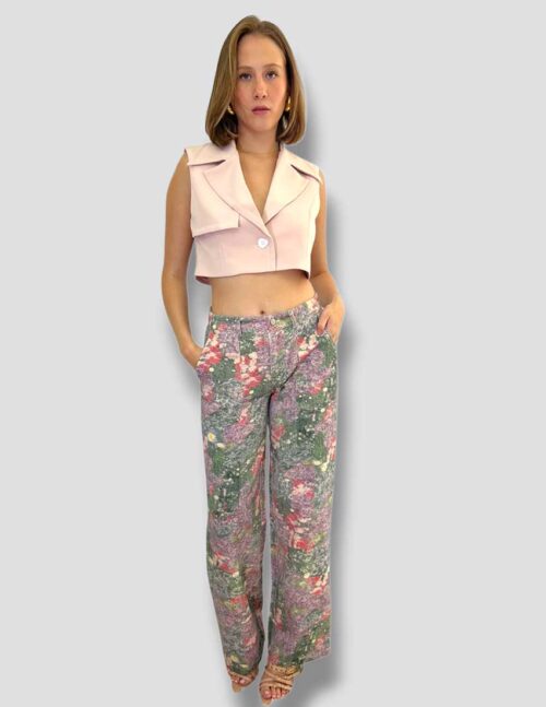 Jeans print de flores - Imagen 2