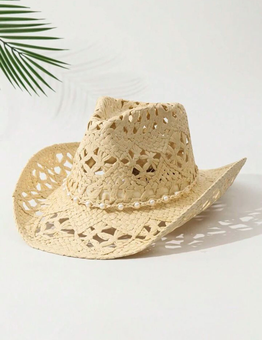 Sombrero tejido cow boy varios colores