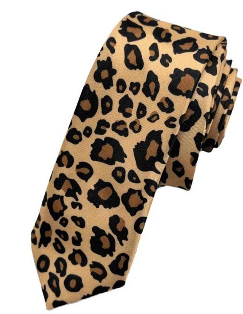 Corbata animal print