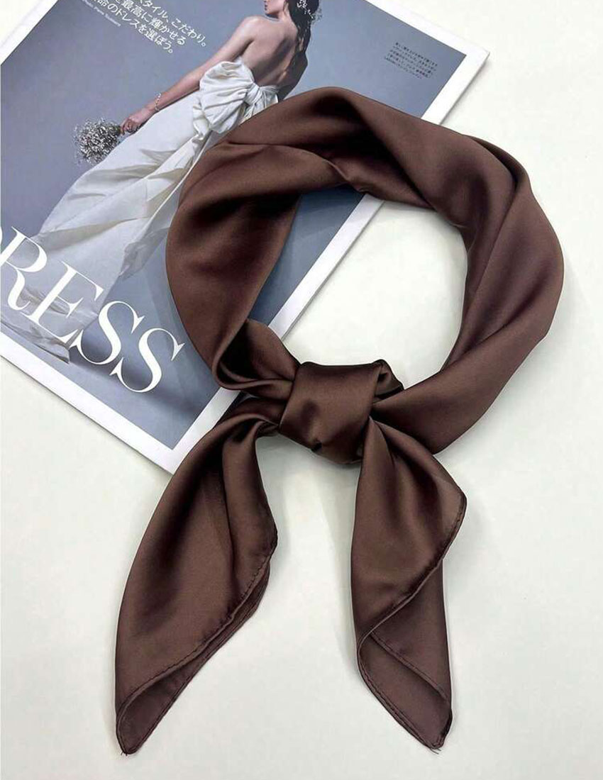 Pashmina color café tabaco