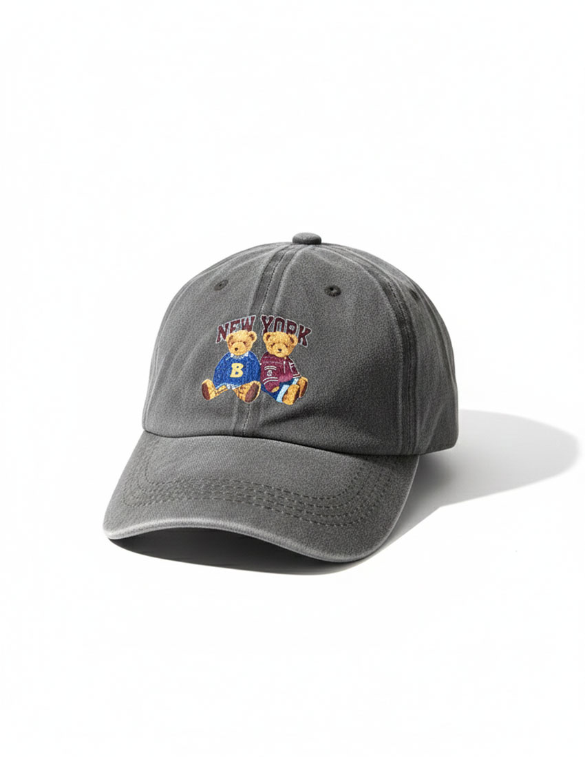 Cachucha gris diseño teddy